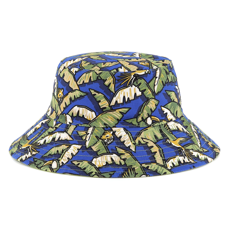 Bob réversible en coton KENZO KIDS 
                    UNISEXE