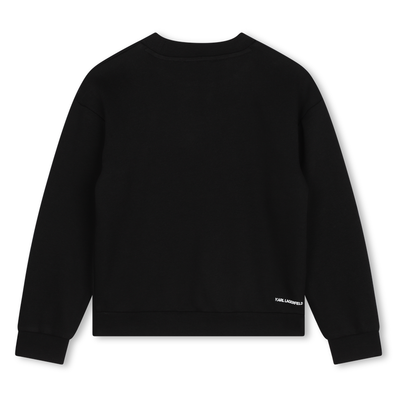 Sweat-shirt molletonn&eacute; KARL LAGERFELD KIDS 
                        GARCON