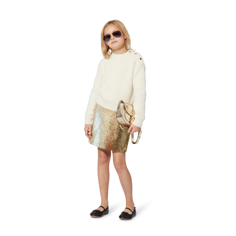 Jupe courte en polyester MICHAEL KORS 
                    FILLE