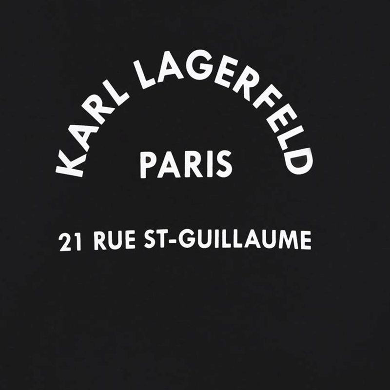 T-shirt avec imprimé placé KARL LAGERFELD KIDS 
                    FILLE