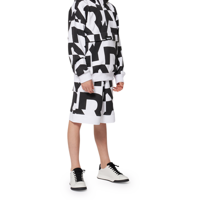 Bermuda en coton molletonn&eacute; DKNY UNISEXE