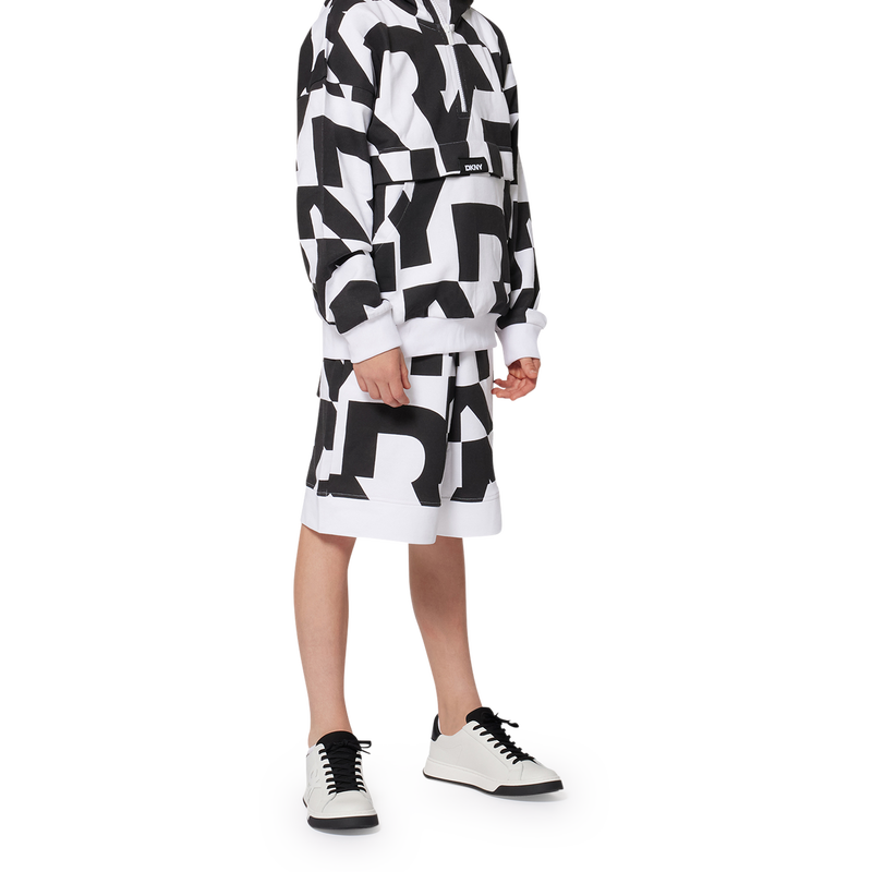 Bermuda en coton molletonn&eacute; DKNY 
                        UNISEXE