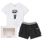 Ensemble short et T-shirt KARL LAGERFELD KIDS 
                    GARCON