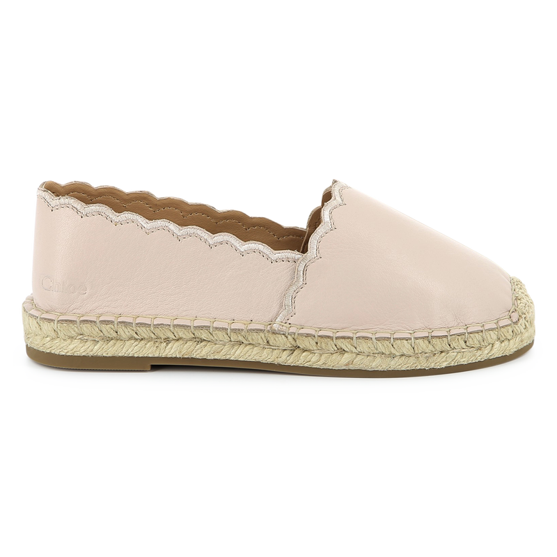 Espadrilles détails festonnés CHLOE 
                    FILLE