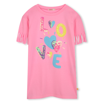 Robe manches courtes ornée de sequins BILLIEBLUSH FILLE