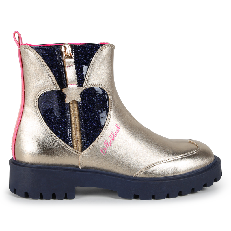 Bottines zipp&eacute;es paillet&eacute;es BILLIEBLUSH 
                        FILLE