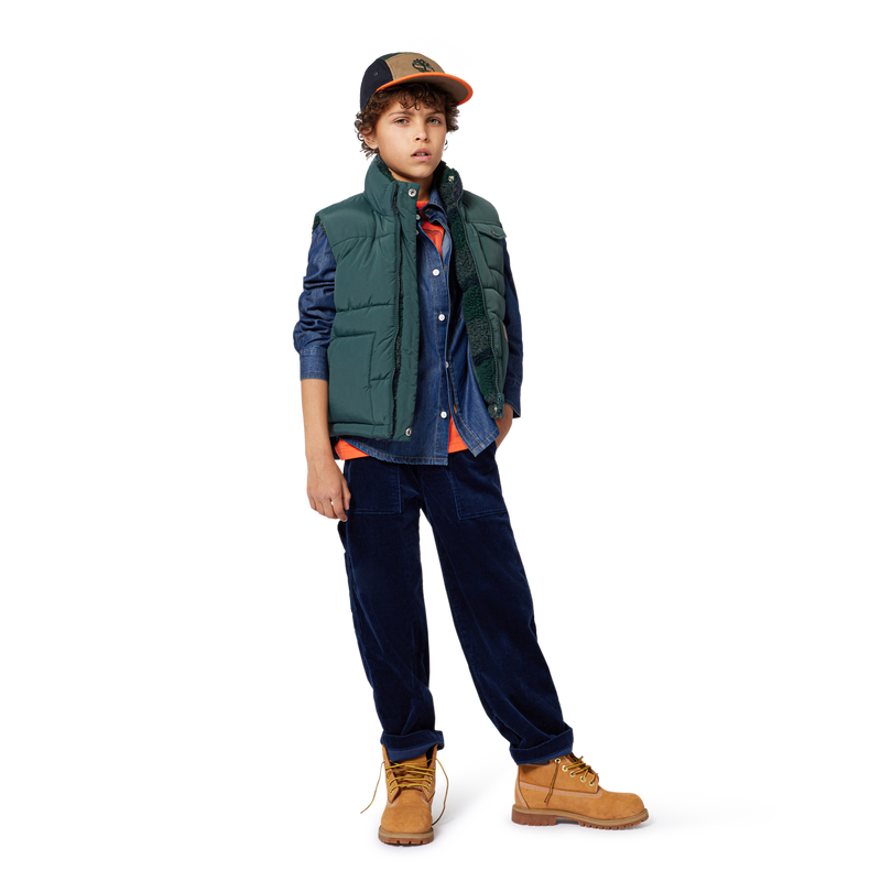 Chemise en denim à manches longues TIMBERLAND 
                    GARCON