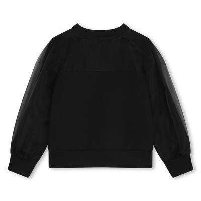 Sweat-shirt manches fantaisie KARL LAGERFELD KIDS FILLE