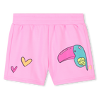Short en molleton avec motif BILLIEBLUSH 
                    FILLE