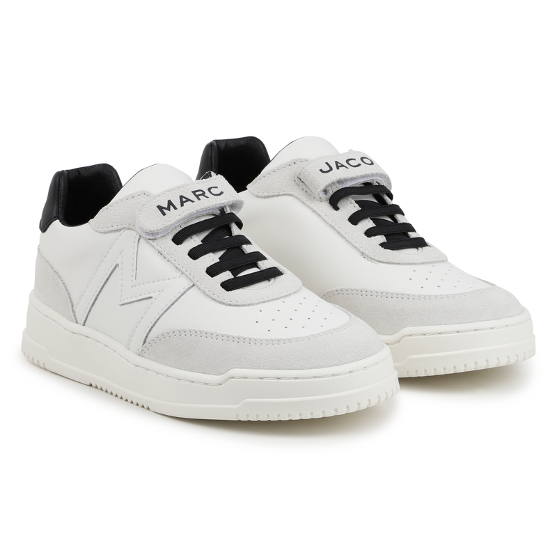 Baskets en cuir de vachette à lacets THE MARC JACOBS 
                    UNISEXE