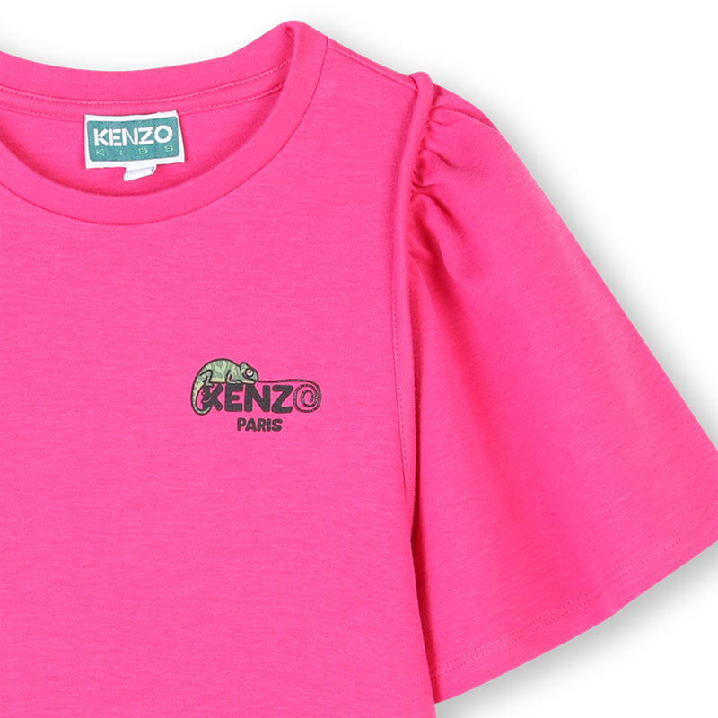 Robe à manches courtes coton KENZO KIDS 
                    FILLE