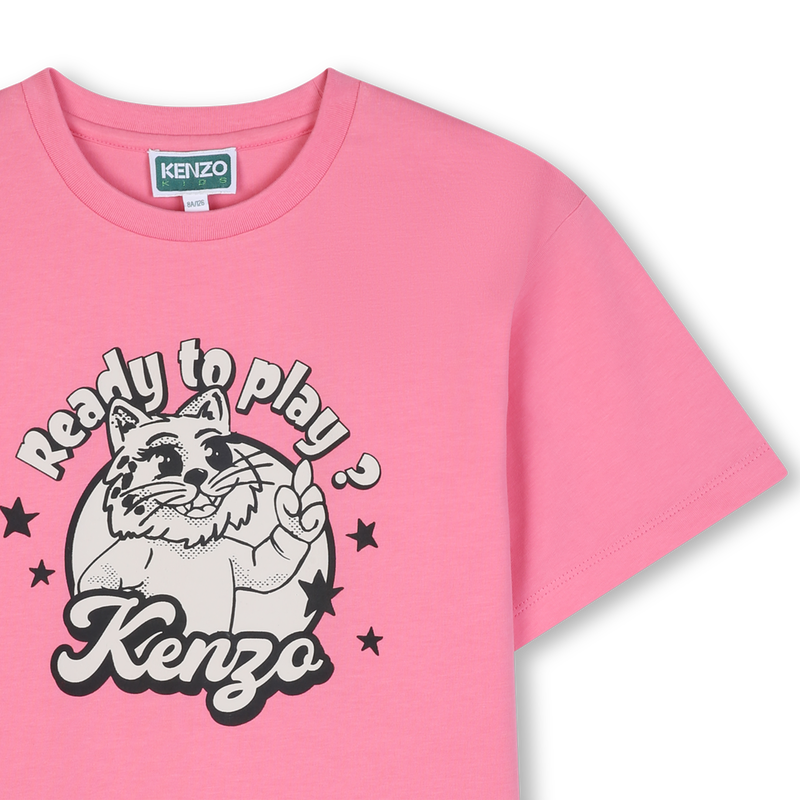 Tee-shirt manches courtes KENZO KIDS 
                        FILLE