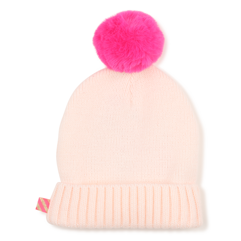 Bonnet tricot avec pompon BILLIEBLUSH 
                    FILLE