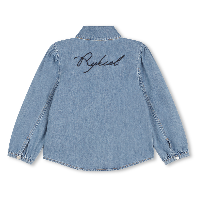 Chemise en jean à strass SONIA RYKIEL 
                    FILLE