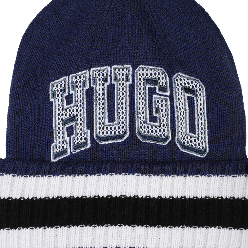 Bonnet en tricot avec rayures Hugo 
                    GARCON