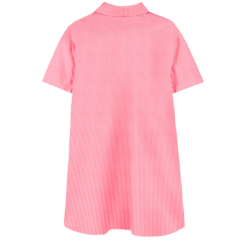 Robe chemise en coton rayé KENZO KIDS 
                    FILLE