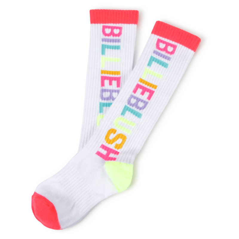 Chaussettes hautes avec sigle BILLIEBLUSH 
                    FILLE