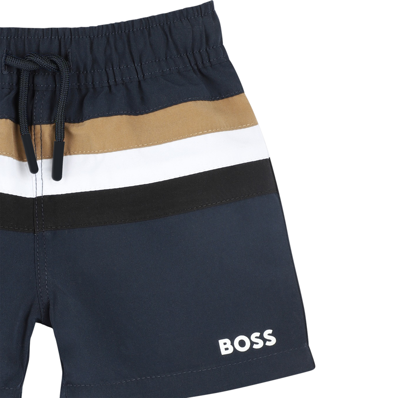 Short de bain rayé BOSS 
                    GARCON