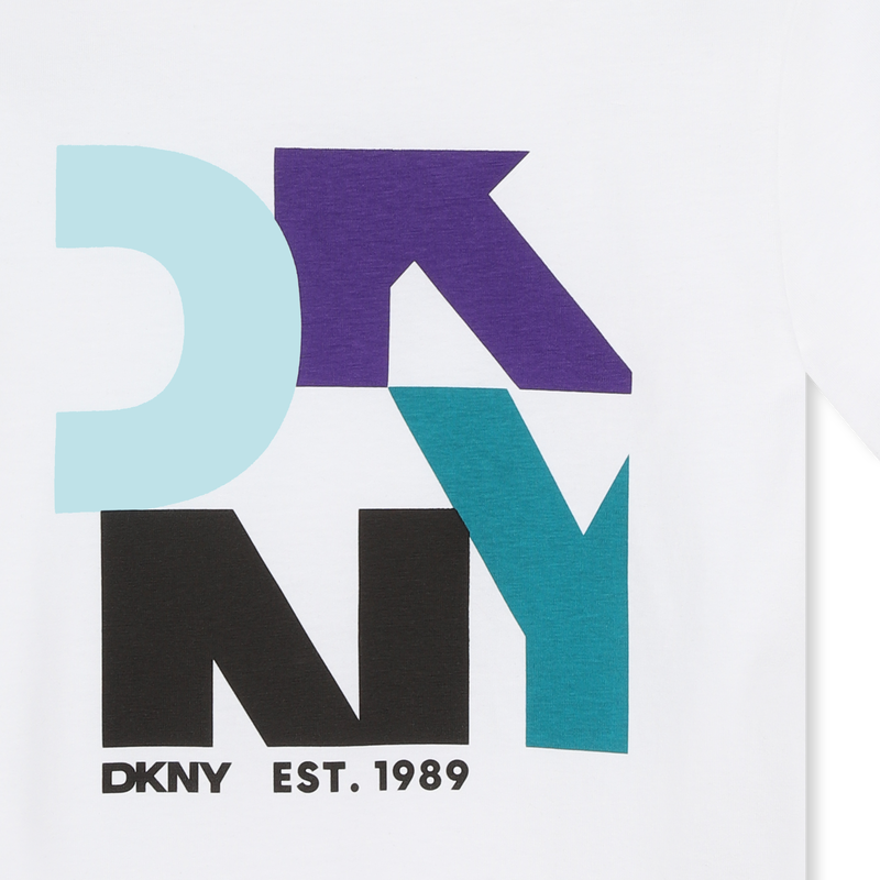 T-shirt manches courtes coton DKNY 
                    GARCON