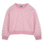 Sweat-shirt molletonn&eacute; coton KENZO KIDS 
                    FILLE
