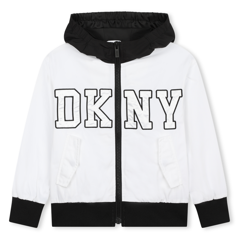 Blouson zippé à capuche DKNY 
                    UNISEXE