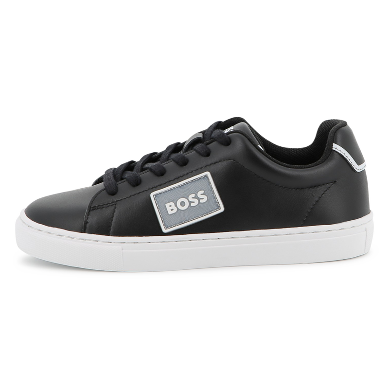 Baskets en cuir de vachette BOSS 
                    GARCON