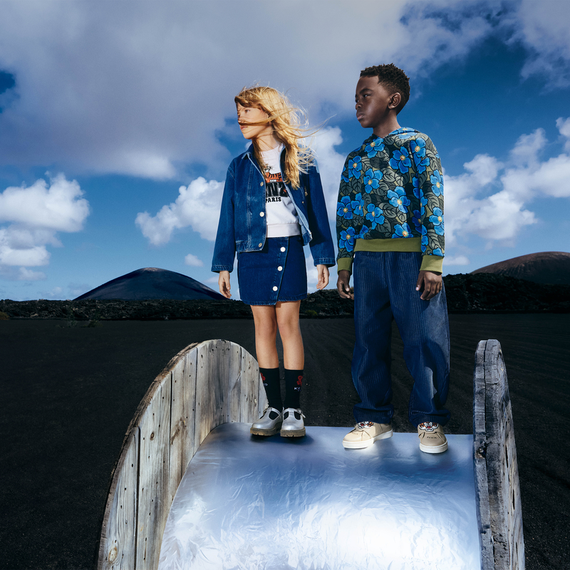 Veste en denim KENZO KIDS 
                        FILLE