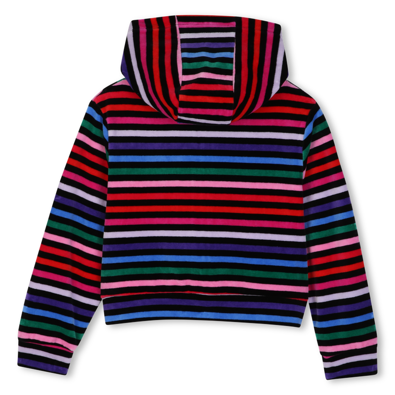 Cardigan &agrave; capuche en velours SONIA RYKIEL 
                        FILLE