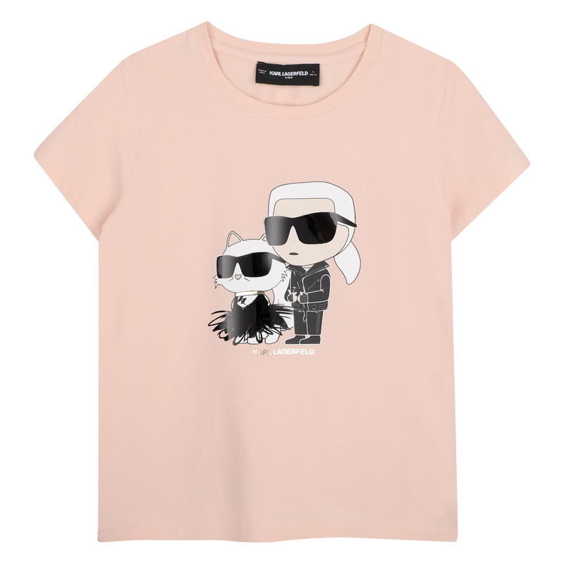 Tee-shirt manches courtes KARL LAGERFELD KIDS 
                        FILLE