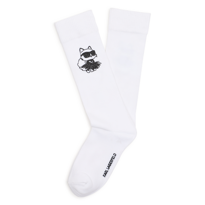 Chaussettes mi-haute KARL LAGERFELD KIDS FILLE