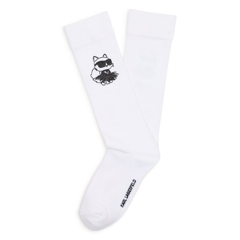 Chaussettes mi-haute KARL LAGERFELD KIDS 
                        FILLE