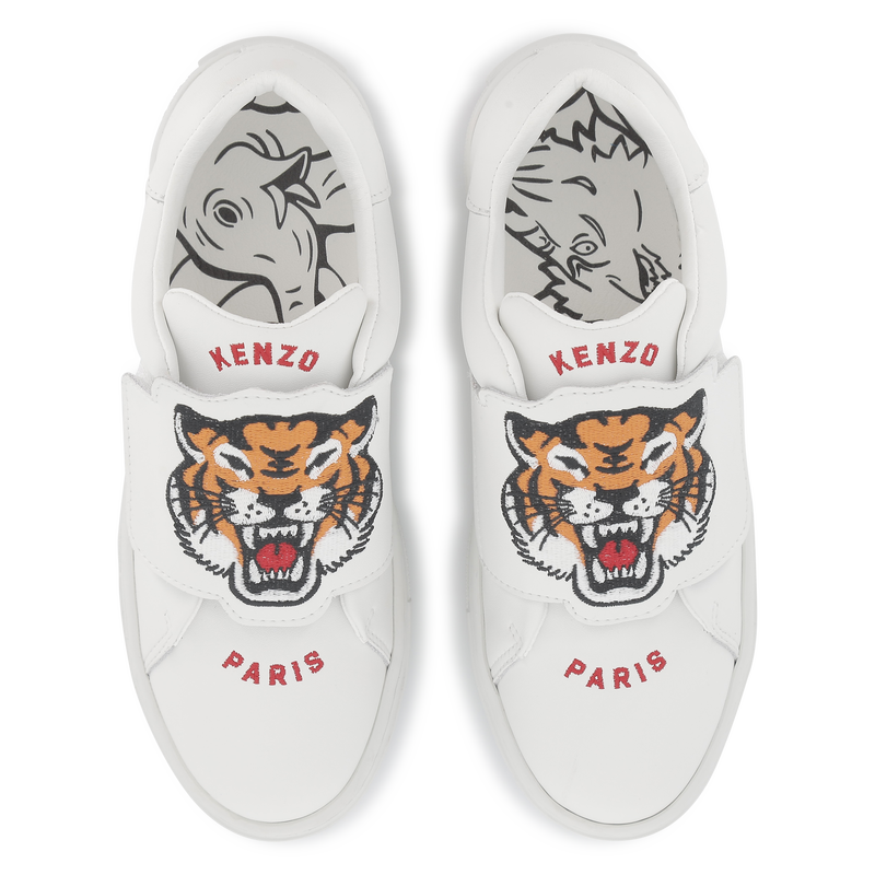 Baskets à fermeture par bandes auto agrippantes KENZO KIDS 
                    UNISEXE