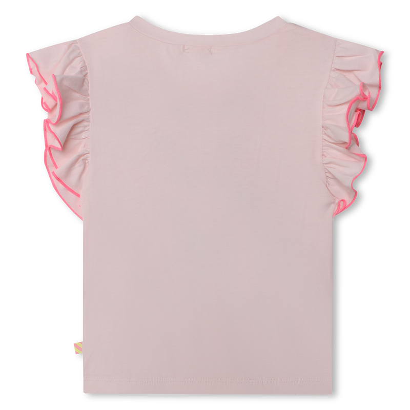 T-shirt à col rond et volants BILLIEBLUSH 
                    FILLE