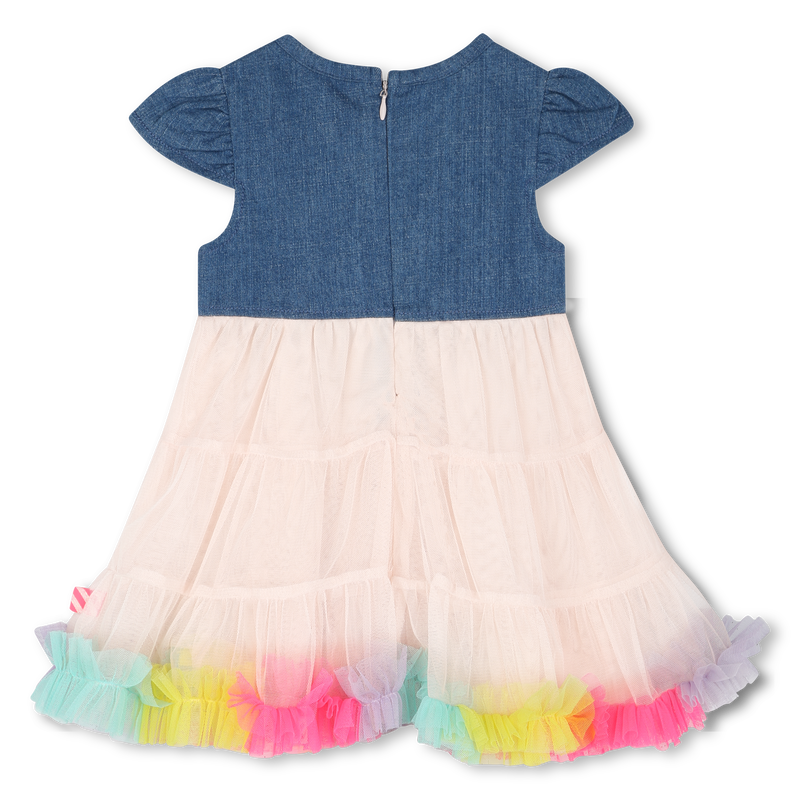 Robe bimatière avec volants BILLIEBLUSH 
                    FILLE
