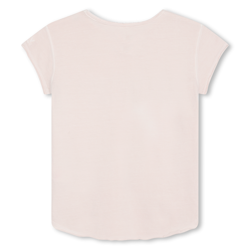 T-shirt coton à col découpé ZADIG & VOLTAIRE 
                    FILLE