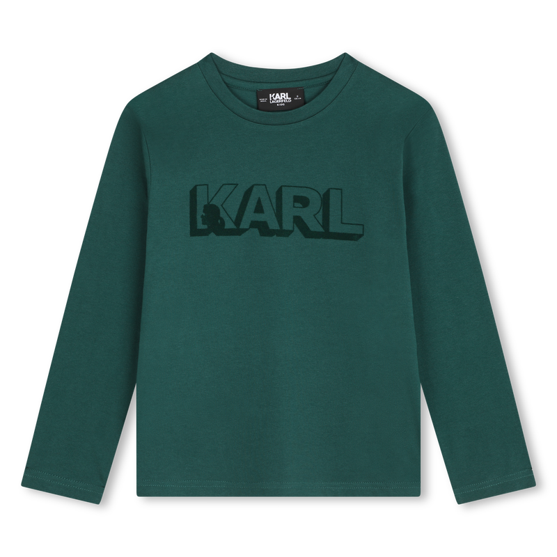 T-shirt à manches longues KARL LAGERFELD KIDS 
                    GARCON