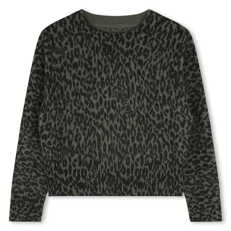 Pull en jacquard léopard ZADIG & VOLTAIRE 
                    FILLE