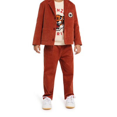 Veste de costume en velours KENZO KIDS GARCON