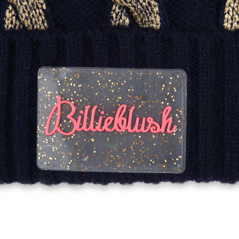 Bonnet à pompons avec torsades BILLIEBLUSH 
                    FILLE