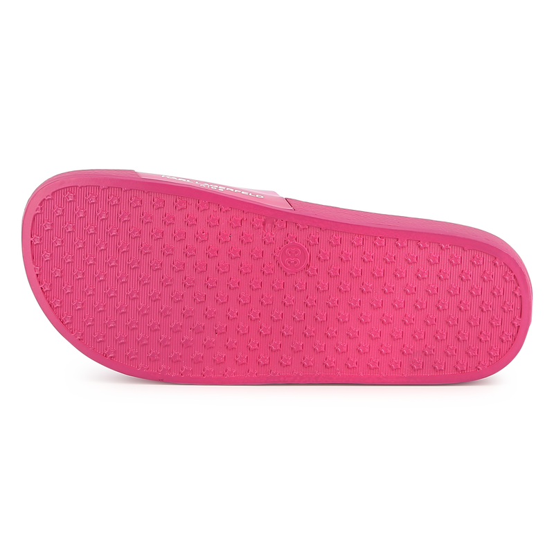 Claquettes à motif imprimé KARL LAGERFELD KIDS 
                    FILLE