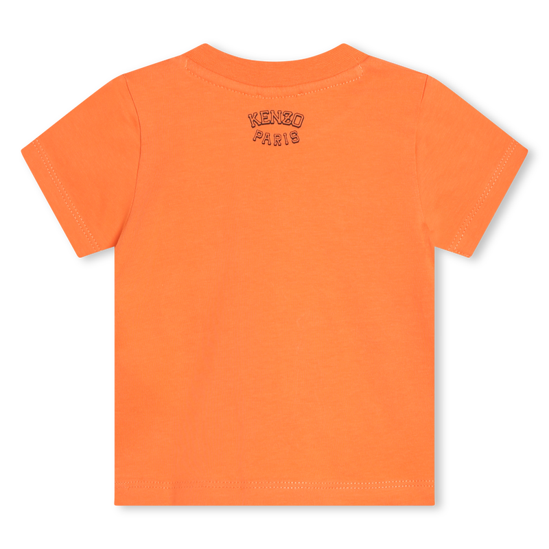 T-shirt pressionné en coton KENZO KIDS 
                    UNISEXE
