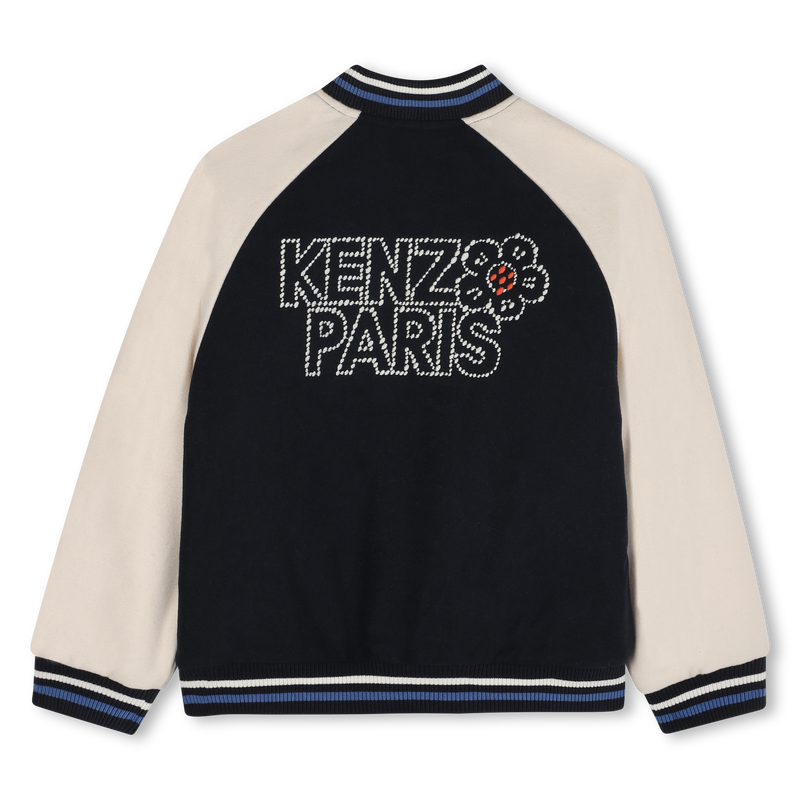 Bomber avec fermeture pressionnée KENZO KIDS 
                    FILLE