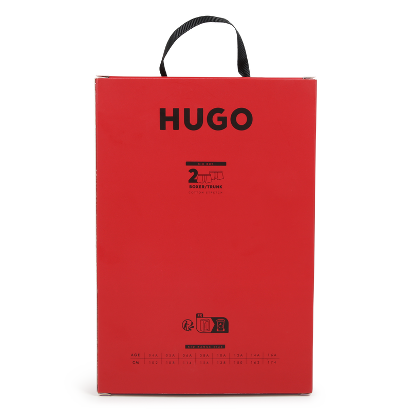 Lot de 2 boxers Hugo 
                    GARCON
