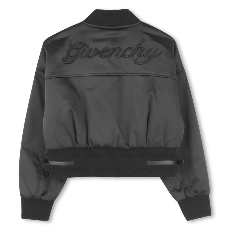 Blouson pressionné en satin GIVENCHY 
                    FILLE