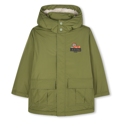 Parka &agrave; capuche KENZO KIDS GARCON