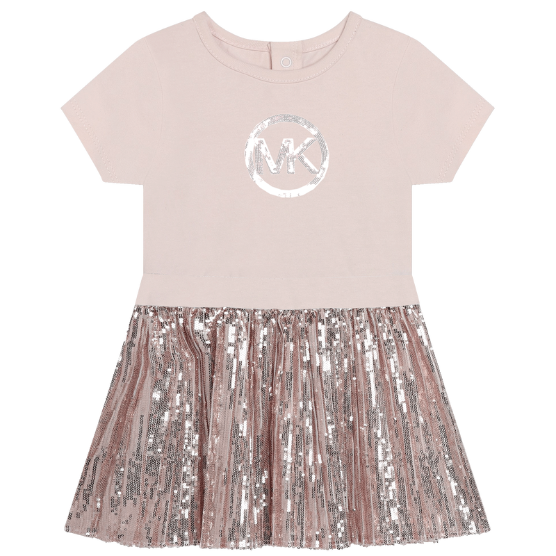 Robe fantaisie bi-matière MICHAEL KORS 
                    FILLE