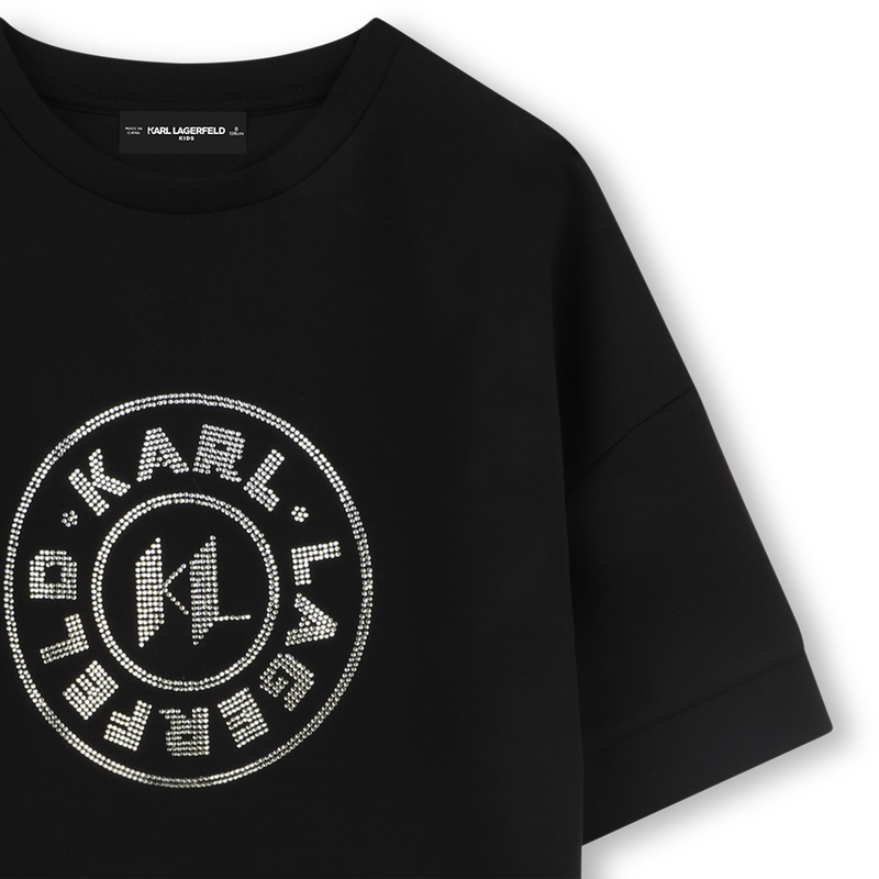 Robe à manches courtes KARL LAGERFELD KIDS 
                    FILLE