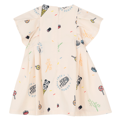 ROBE EN POPELINE KENZO KIDS FILLE