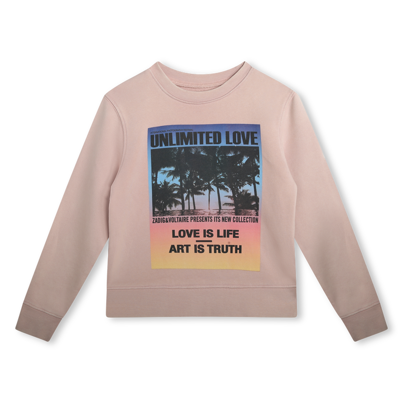 Sweat-shirt en molleton ZADIG & VOLTAIRE 
                    FILLE