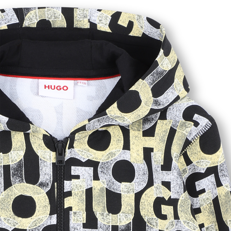 Cardigan imprimé en molleton Hugo 
                    GARCON